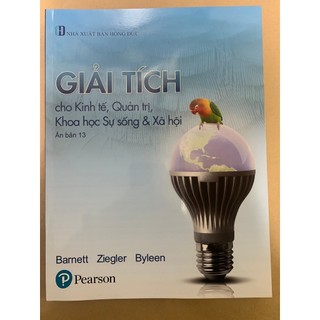 Sách - giải tích cho kinh tế, quản trị, khoa học sự sống và xã hội - nhà sách pháp luật new