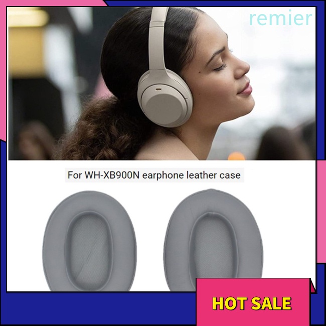 Re earpads thay thế miếng đệm tai đệm che earmuff sponge sleeve tương thích cho tai nghe sony / sony wh-xb900n
