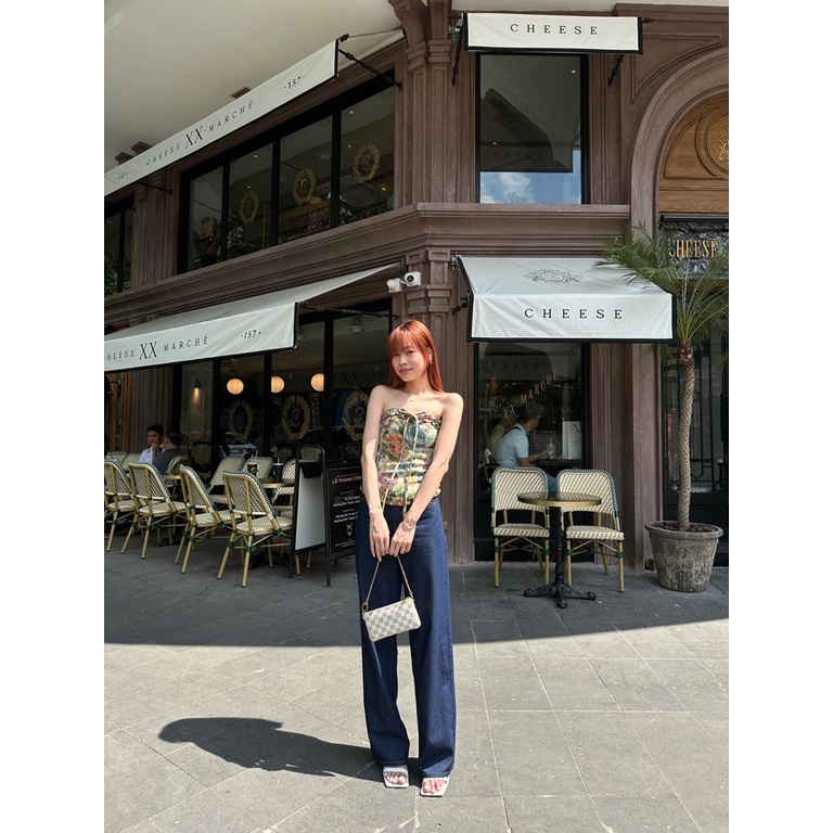 RUBIES Quần Jeans Dài Raw Jeans