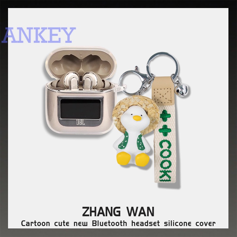 Vỏ Bảo Vệ Hộp Sạc Tai Nghe bluetooth jbl tour pro 2 pro2 Bằng Silicon Họa Tiết Hoạt Hình Dễ Thương