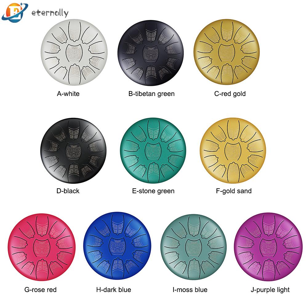 6 inch steel tongue drum 11 điều chỉnh tay pan drum tank với mallets carrying