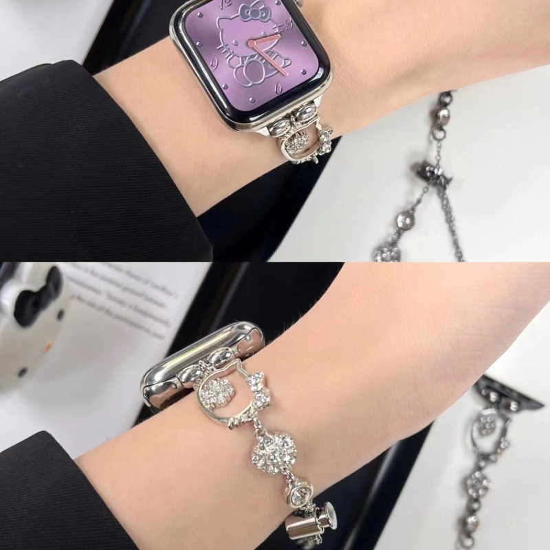 Dây đeo kim loại katie cho đồng hồ apple 49mm 45mm 44mm 42mm 41mm 40mm 38mm