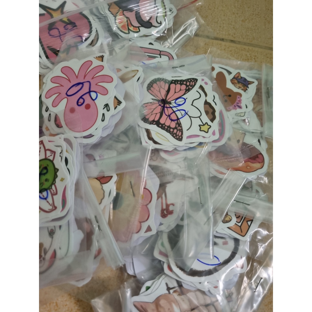 Hình Dán Sticker Mix Ngẫu nhiên Cute Set 10/20/30/50