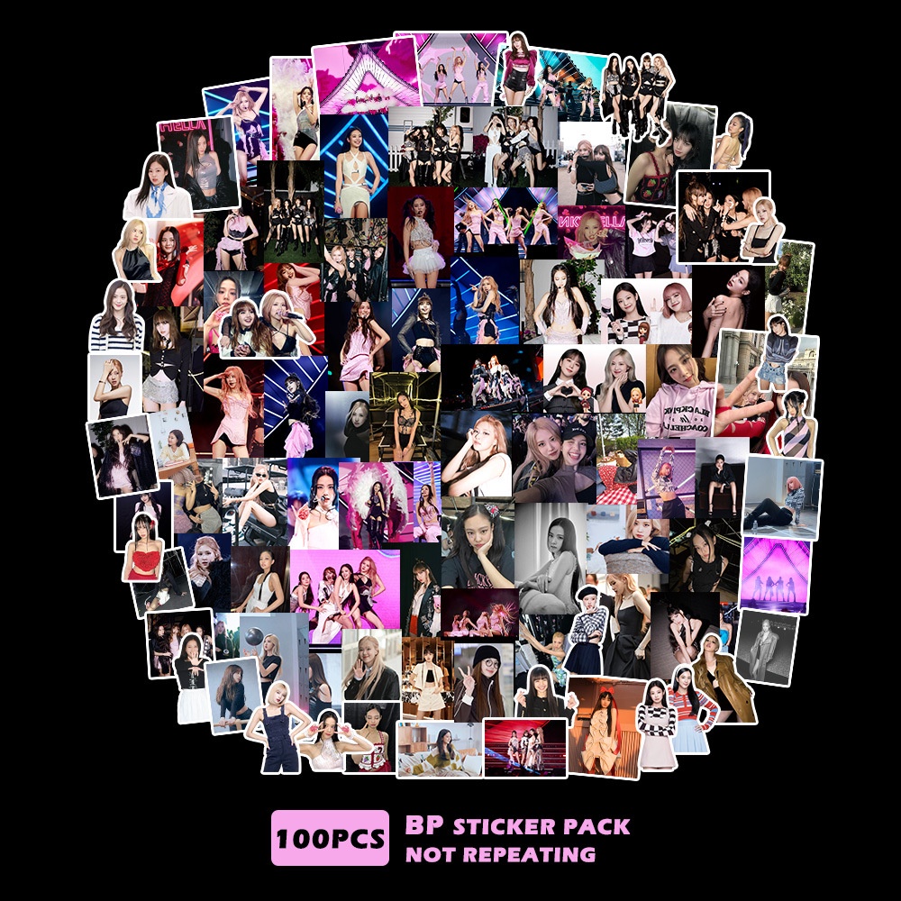 Blackpink Album LISA ROSE Stickers 2023 Coachella The Game Phone Laptop Luggage Sticker