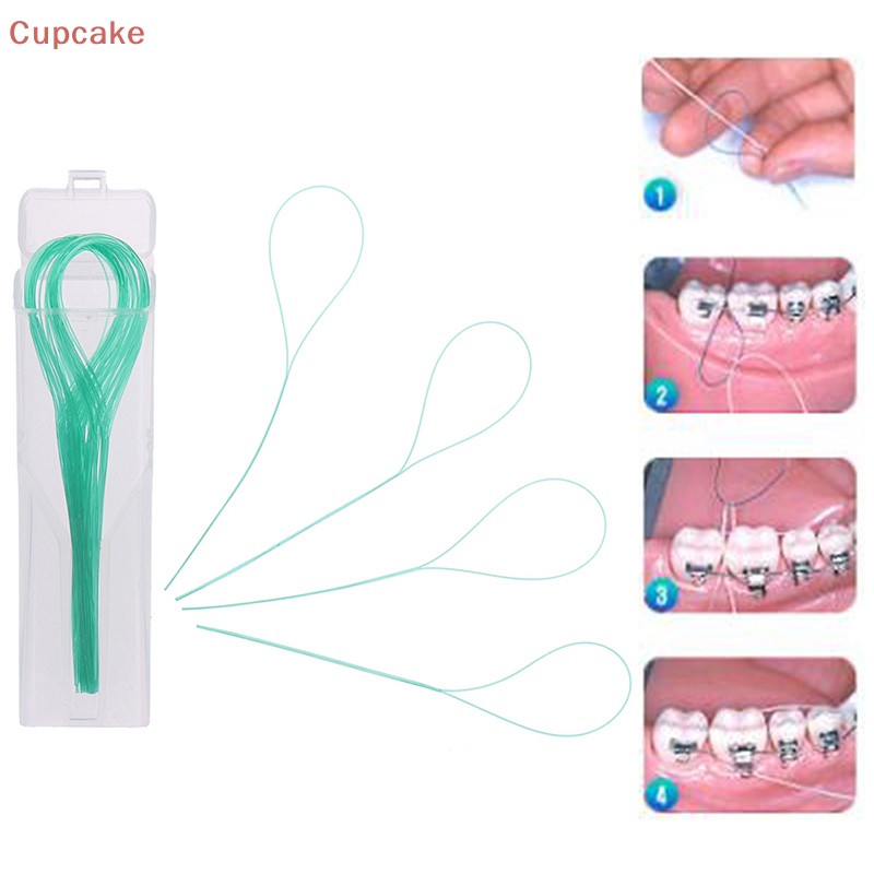 50 cái chỉ nha khoa giá đỡ răng giữa cầu niềng răng chỉnh nha hilo erw