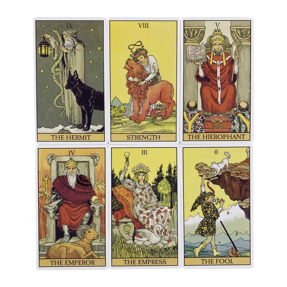 Sau Bộ Bài tarot rider 78 Lá Tiếng Anh