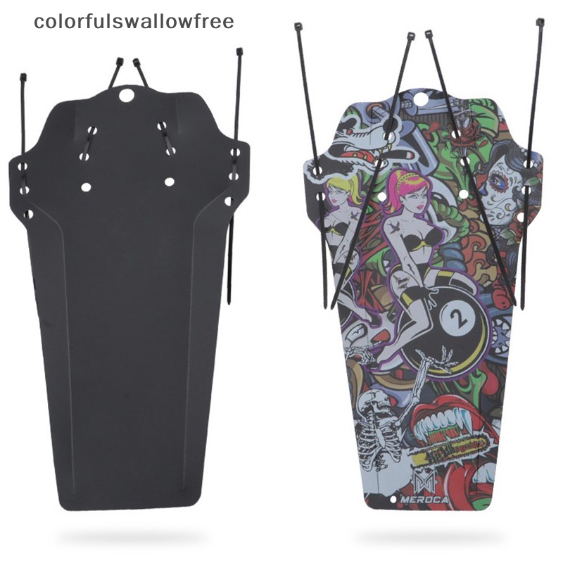 Colorfulswallowfree new fibre carbon xe đạp chắn bùn chắn bùn bánh trước / sau xe đạp phổ thông abc