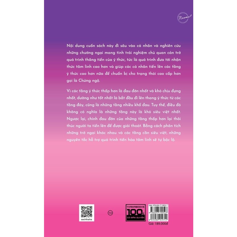 Sách - Transcending the levels of consciousness – Siêu việt các tầng ý thức - Thái Hà