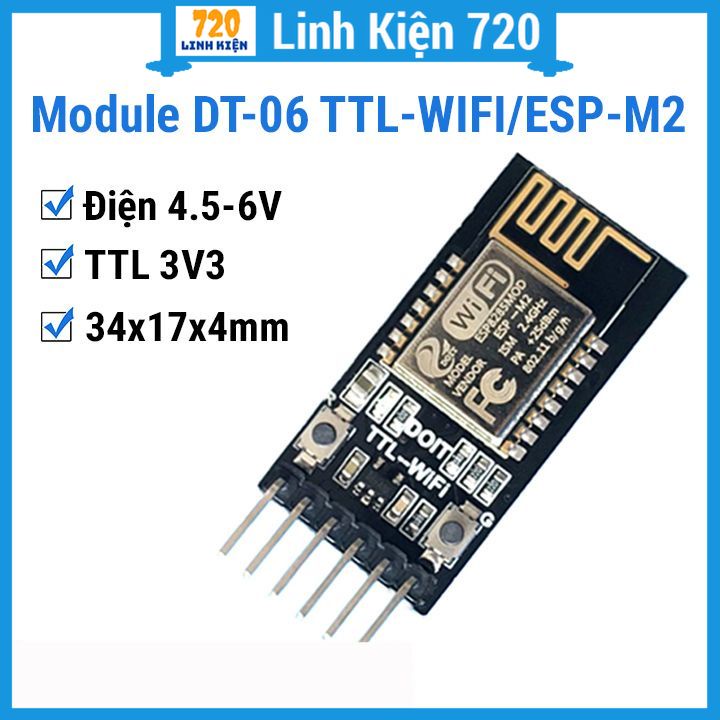 Module DT-06 TTL-WIFI / ESP-M2/ tương thích Bluetooth HC06