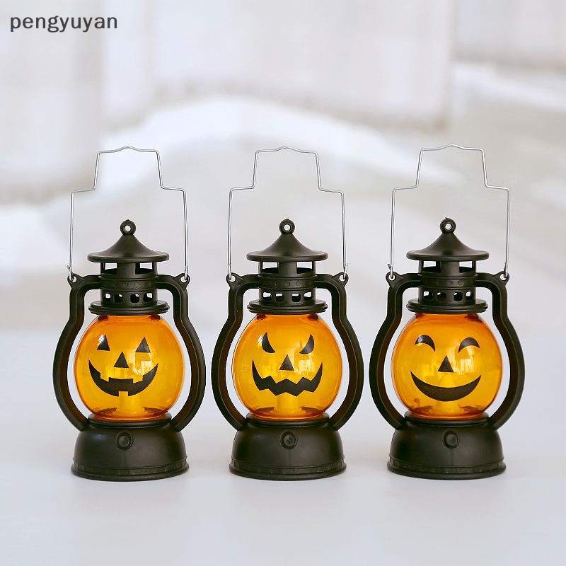 Led haloween bí ngô ma lanter ánh sáng halloween trang trí tiệc cho ngày lễ tại nhà thanh kinh dị đèn dầu đồ chơi trẻ em