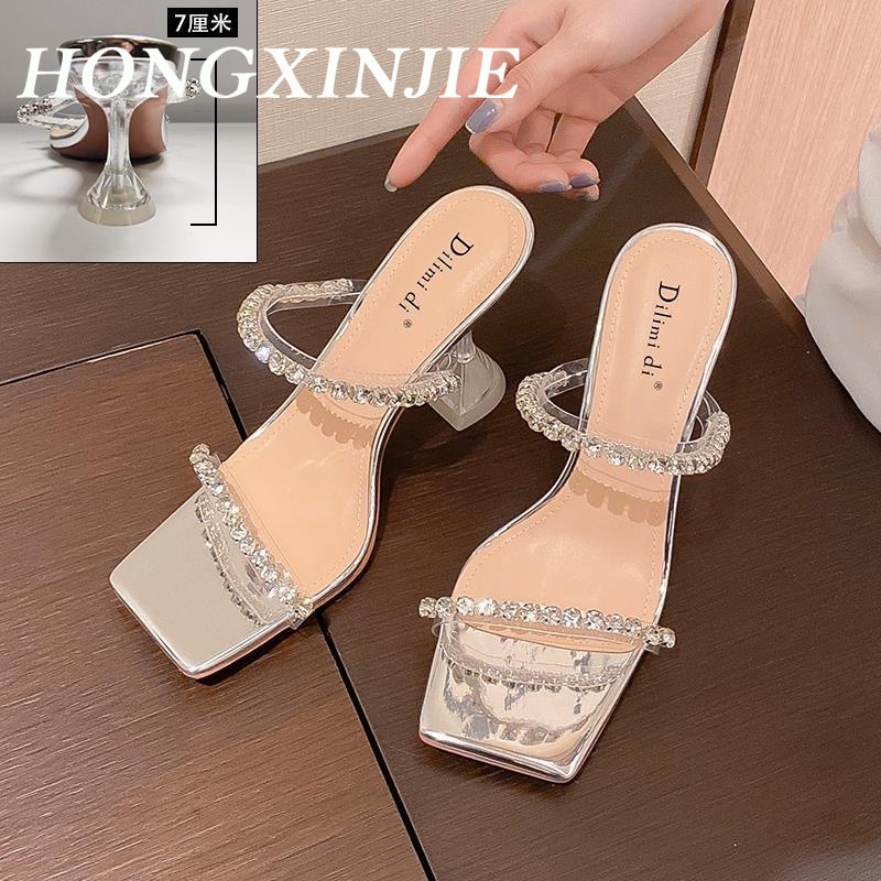 HONGXINJIE dép sandal nữ dép đế cao Xu hướng thời trang năm 2023NEW B24G0EA