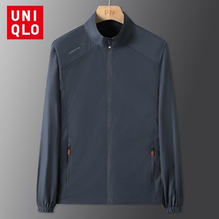 Uniqlo M-5XL Mùa Hè Mới Chống Nắng Nam Dài Tay Chống Tia UV Chắc Chắn Áo Khoác