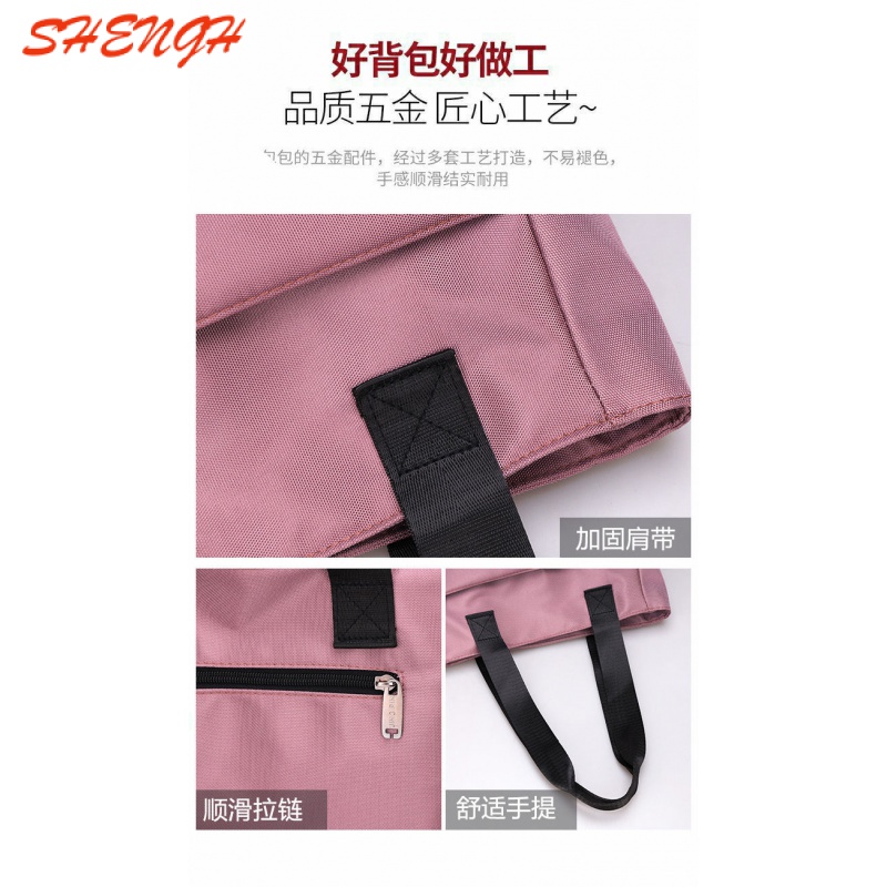 Messenger bag shoulder bag tote bag ladies new style bag fashion zipper oxford vải nhẹ all-match túi dung tích siêu lớn