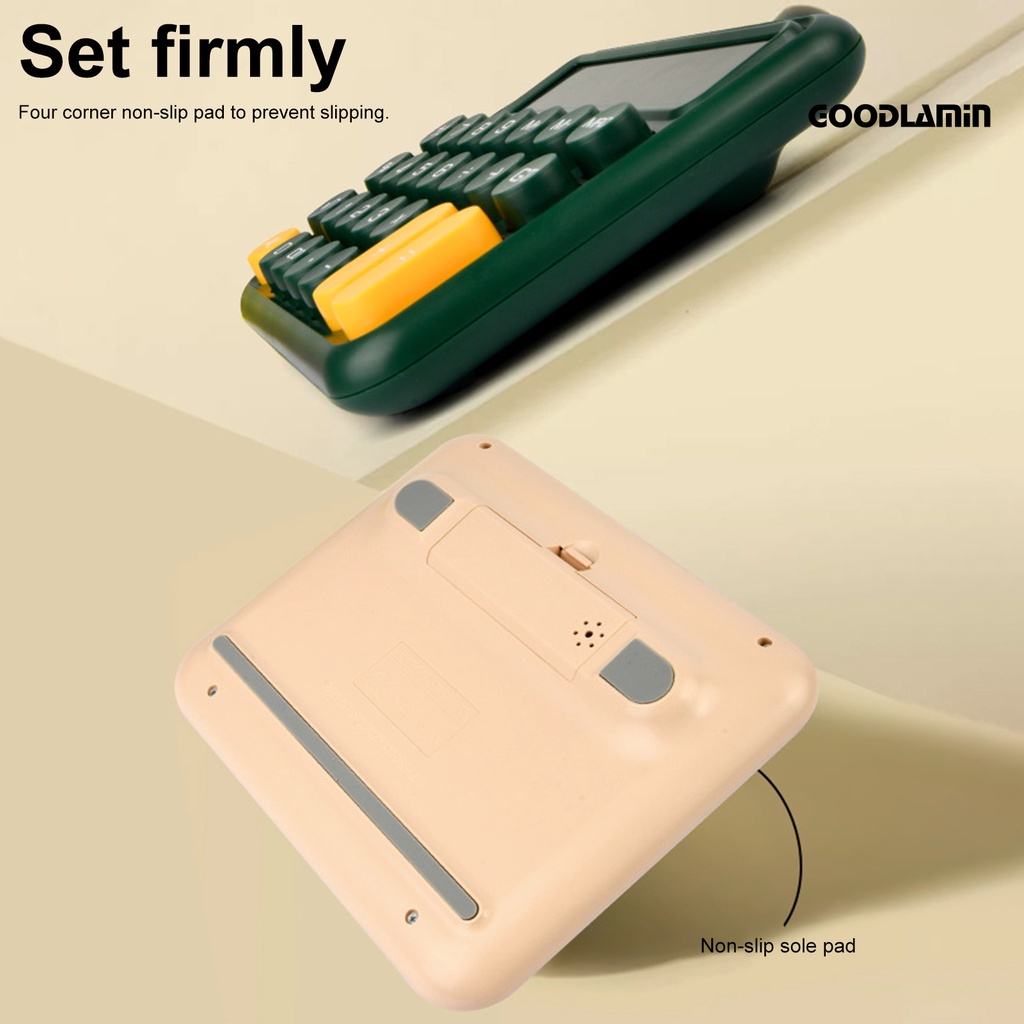 Máy tính cơ goodlawjcj 12-chữ số với màn hình lcd lớn tiện lợi chìa khóa nút tròn lớn chính xác