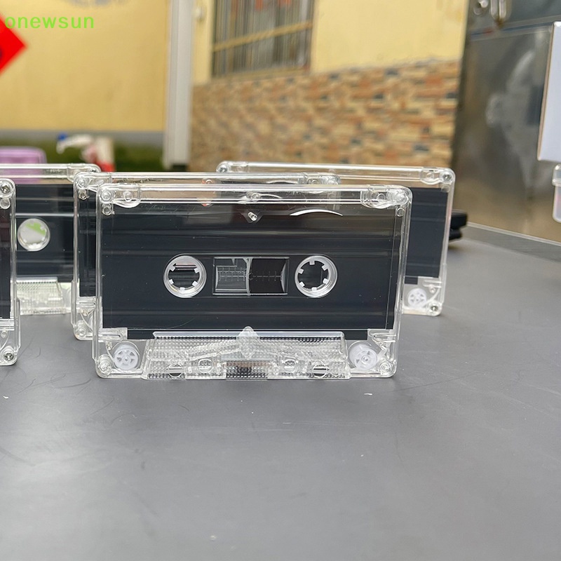 Onewsun 90 phút bình thường ghi âm positio trống băng cassette lưu trữ hộp đựng băng cassette hộp đựng băng cassette 90 hộp lưu trữ mới
