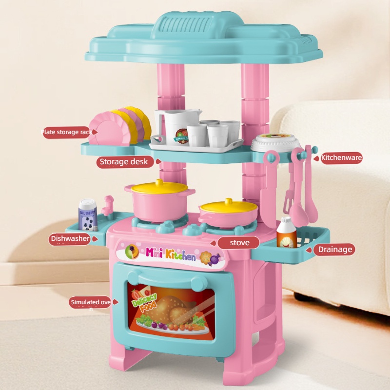 Đồ chơi nấu ăn trẻ em chơi nhà đồ chơi nhà bếp đồ chơi nấu ăn