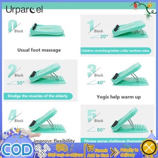 Urparcel slant board calf stretcher anti slip incline board có thể điều chỉnh 5 cấp độ bàn đạp thể dục cho gót chân