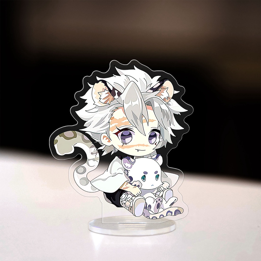 Mô hình Standee anime Kimetsu no Yaiba chibi Tanjiro Zenitsu Nezuko Inosuke Demon Slayer Manga Nhật Bản cao 8cm NLSHOP