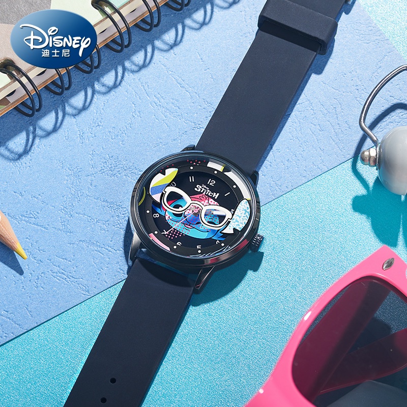 Nhân Vật Lilo Disney Dễ Thương Xinh Xắn &amp; Đồng Hồ Đeo Tay Hoạt Hình 3D Dây Silicone Cho Bé