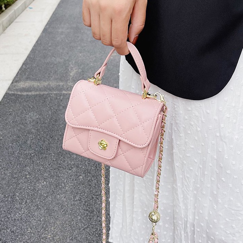 Túi Đeo Chéo Hình Vuông Nhỏ Phong Cách Phương Tây Chất Lượng Cao Cho Nữ