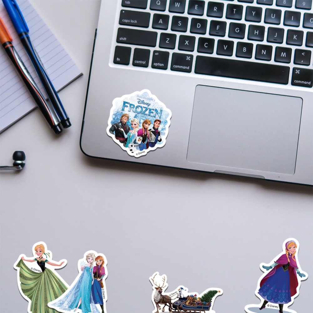 ❉ Túi Xách Họa Tiết Disney Dễ Thương Hình Dán Loạt Đông Lạnh 01 ❉ Bộ 50 Sticker Chống Thấm Nước Họa Tiết Doodle Hợp Thời Trang