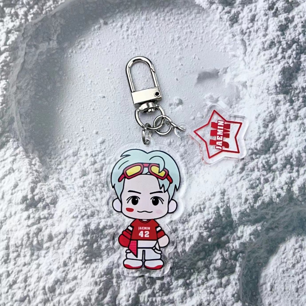 Móc Khóa Nhựa Acrylic In Hình Nhóm Nhạc Kpop NCT