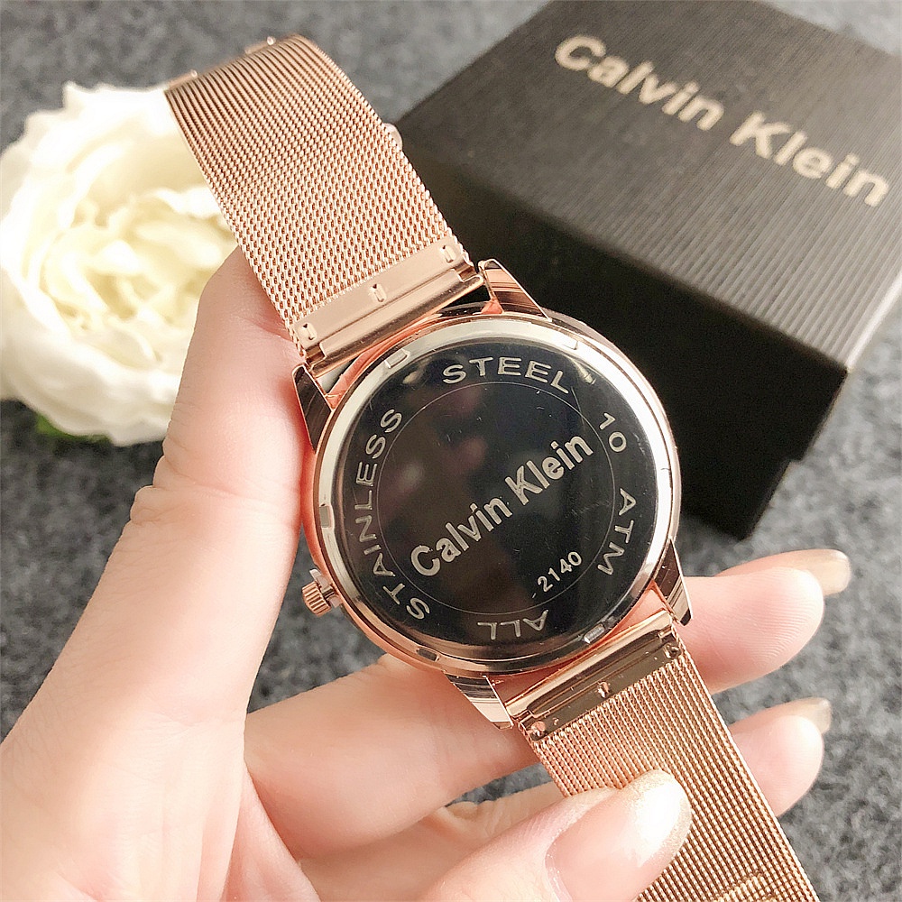 Đồng Hồ Đeo Tay CK 40mm Trọng Lượng Nhẹ Và Sành Điệu Không Có Tay Giây Cá Tính Cho Cặp Đôi