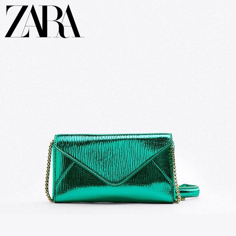 Hàng Mới Về ZARA Túi Xách mini Phối Dây Xích Thời Trang Cho Nữ