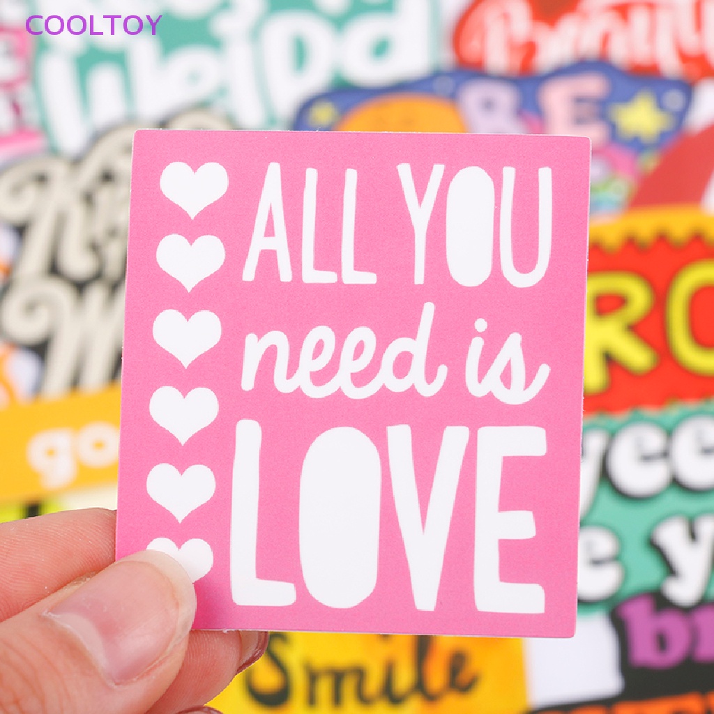 Cooltoy Set 50 Sticker Câu Nói Truyền Cảm Hứng