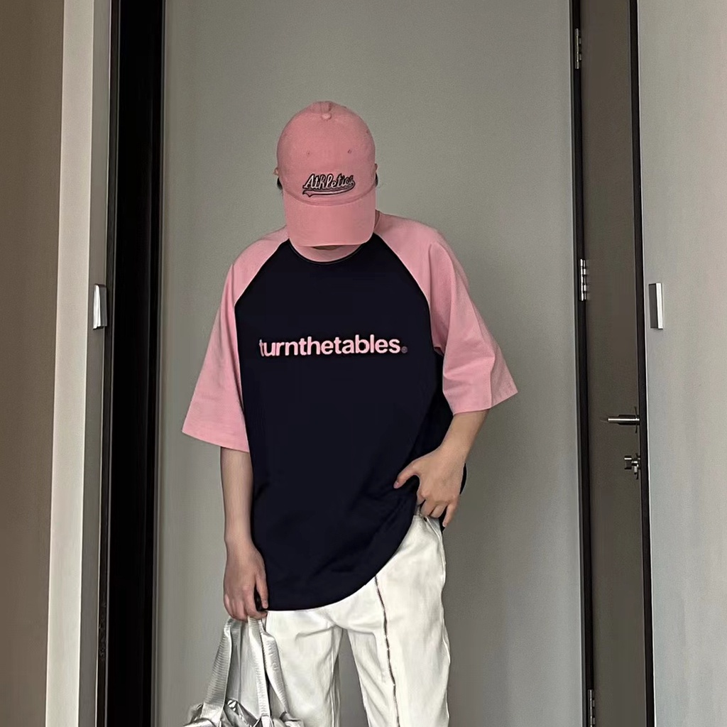 Áo Thun 100% Cotton Tay Ngắn Dáng Rộng In Họa Tiết Hoạt Hình Phong Cách Hàn Quốc Thời Trang Cho Nữ