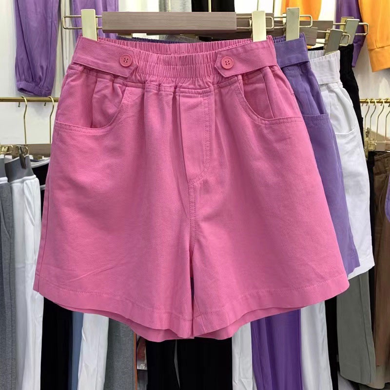 ZhuXia Quần Short denim Ống Rộng Thời Trang Mùa Hè 2023 Cho Nữ
