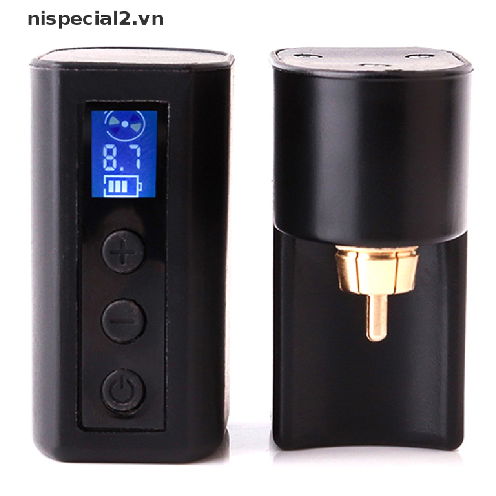 1 Hộp Chuyển Đổi Nguồn Điện DC / RCA Không Dây Chuyên Dụng Cho Máy Xăm