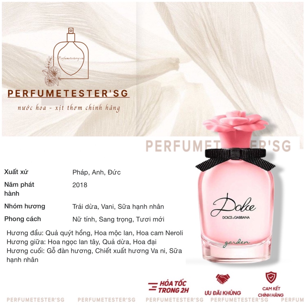 Nước Hoa D&G Dolce Garden EDP -𝒑𝒆𝒓𝒇𝒖𝒎𝒆𝒕𝒆𝒔𝒕𝒆𝒓