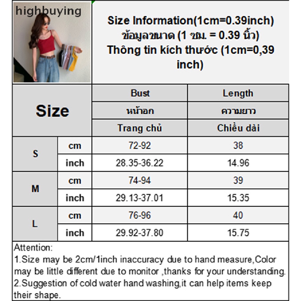 Hbvn Belle Áo Crop Top Không Tay Màu Trơn Gợi Cảm Đi Câu Lạc Bộ Đường Phố Cao Cấp Dành Cho Nữ