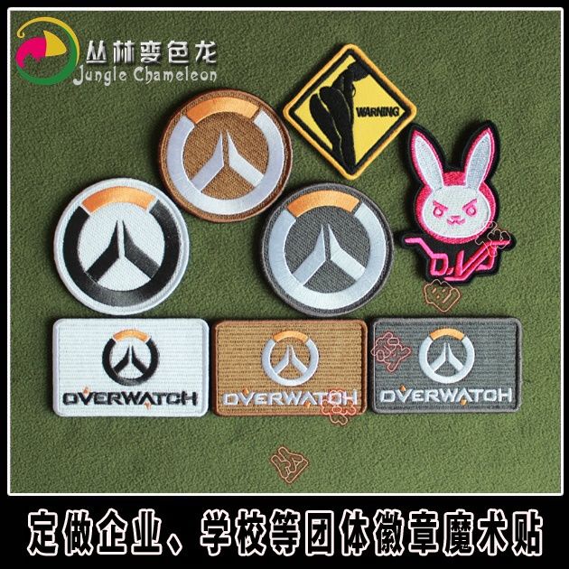 Miếng Dán 3D Thêu Hình Overwatch OW Trang Trí Ba Lô / Huy Hiệu / Băng Cánh Tay / Áo Khoác / Quần Jean