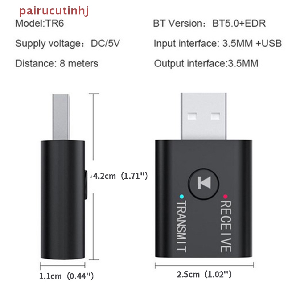 Usb Bluetooth 5.0 Truyền Tín Hiệu Không Dây Cho Máy Tính TV Laptop