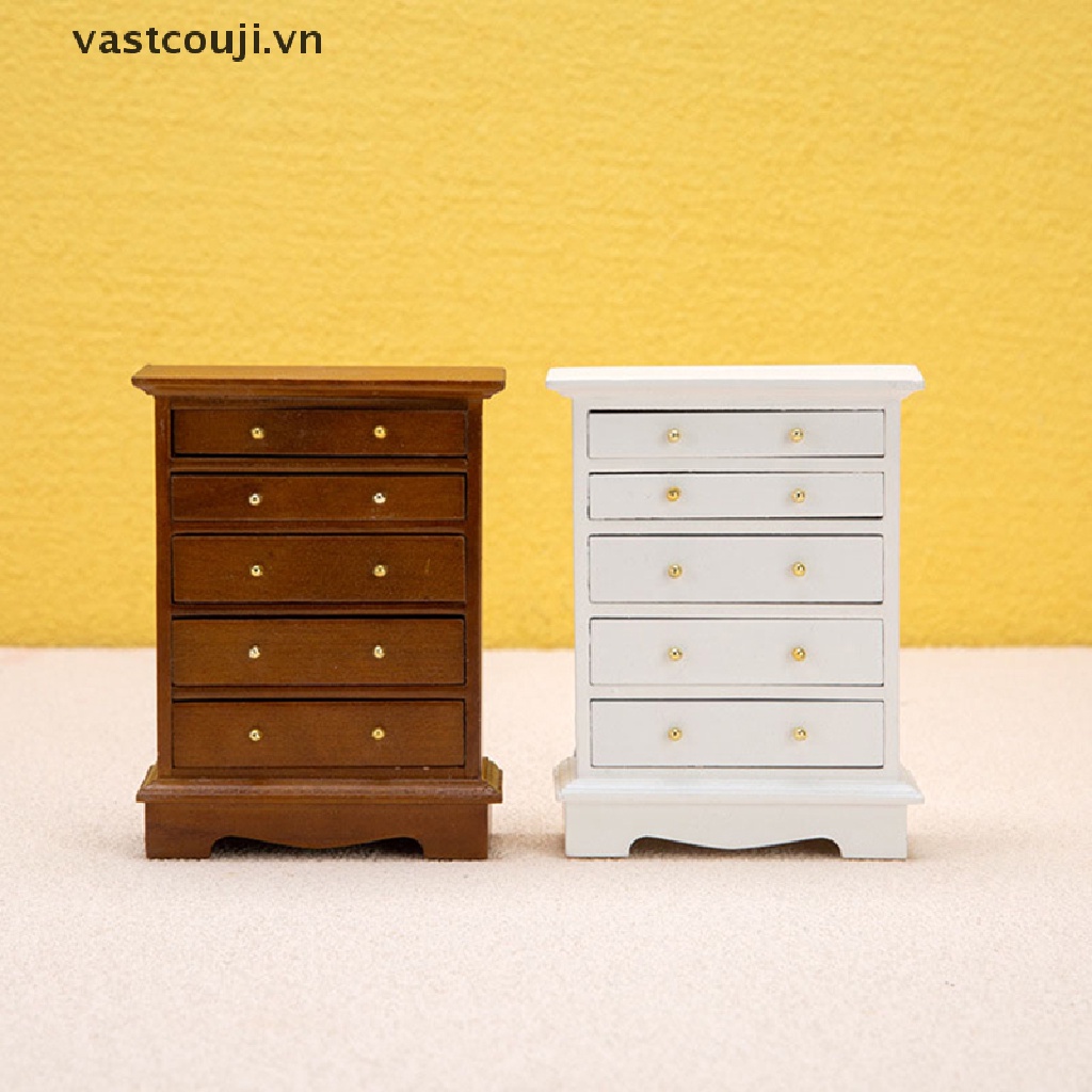 Mô Hình Tủ Quần Áo VASTJI Tỉ Lệ 1: 12 Trang Trí Nhà Búp Bê