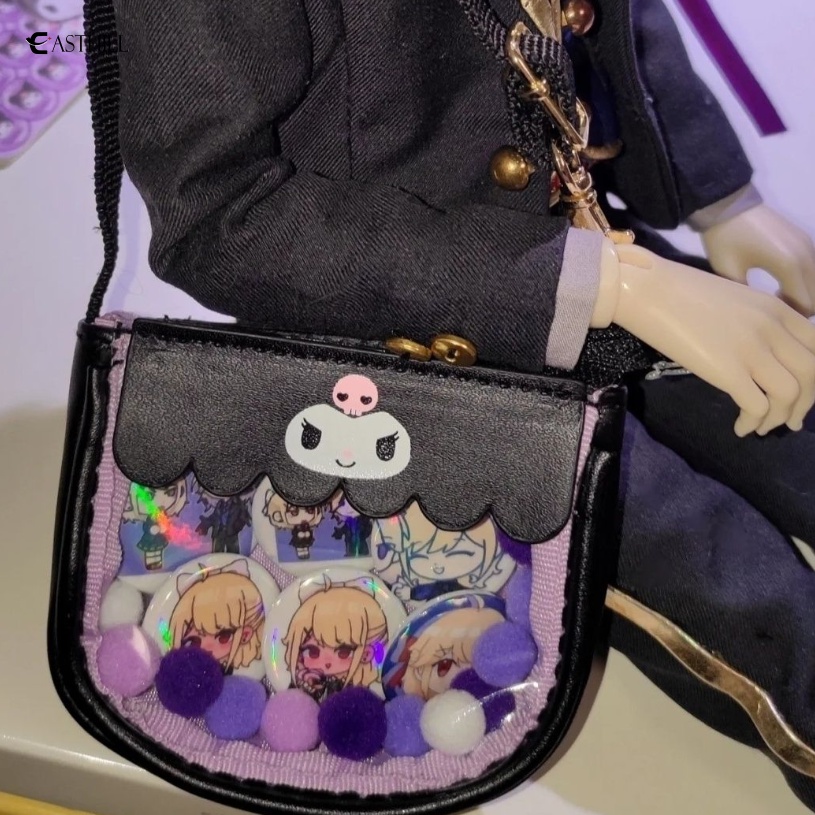 Túi Đeo Chéo Trong Suốt Họa Tiết Sanrio Gooka Melody Pachacco Dễ Thương Cho Bé Gái