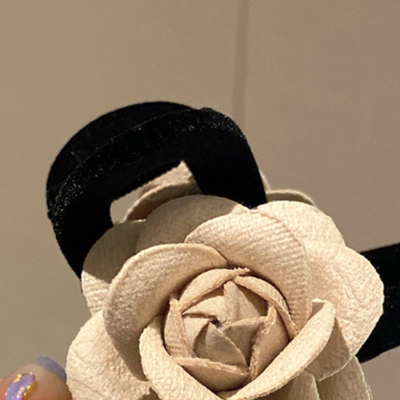 Kẹp Tóc Đuôi Ngựa Cỡ Lớn Bằng Nhung Thời Trang Mùa Đông