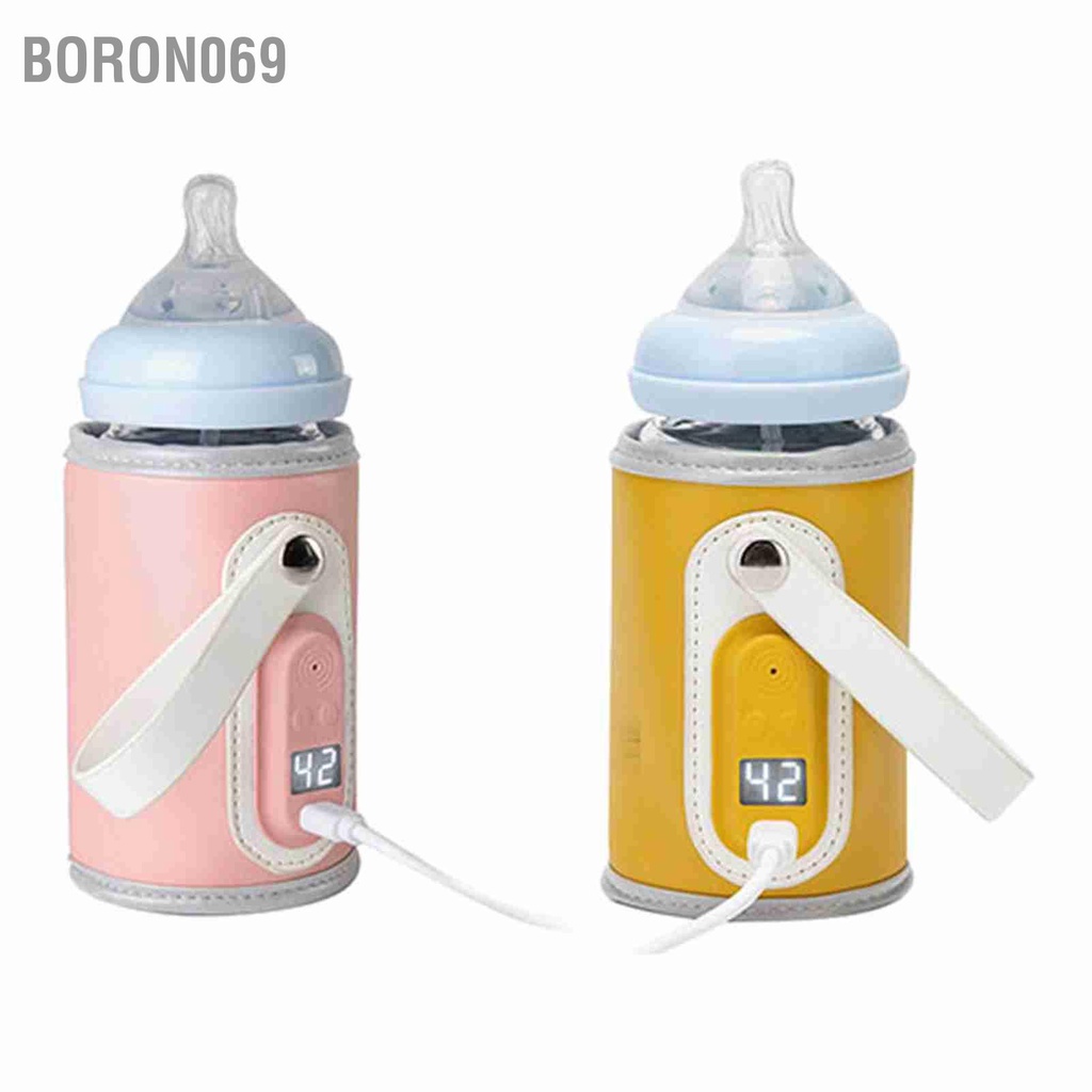 Boron069 USB Cho Bé Bình Sữa Thông Minh Hiển Thị Nhiệt Độ Không Đổi Đa Năng Ngoài Trời