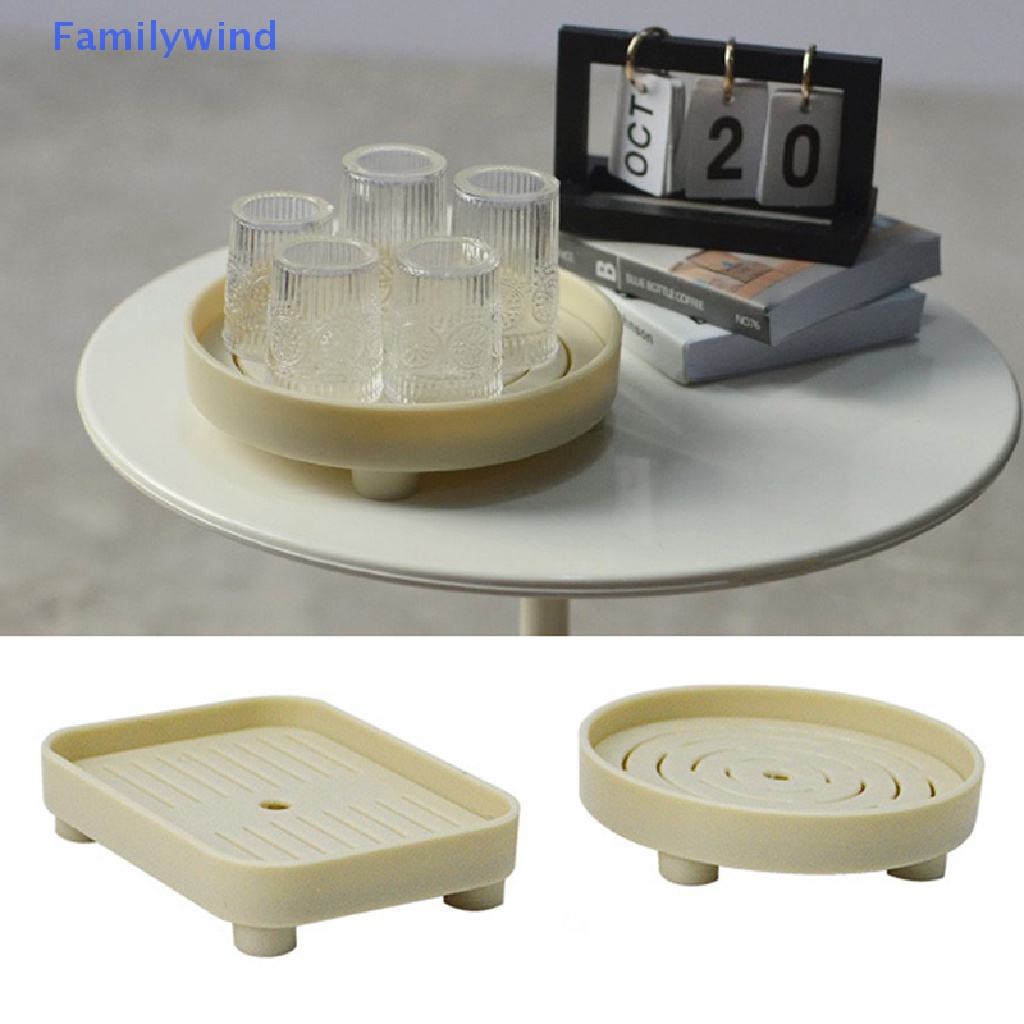 1 Bộ Khay Đựng Trà / Trái Cây Trang Trí Nhà Búp Bê