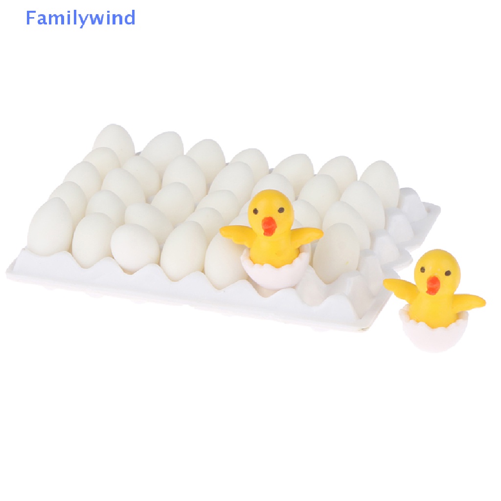 1 Bộ Khay Đựng Trứng Trang Trí Nhà Búp Bê DIY