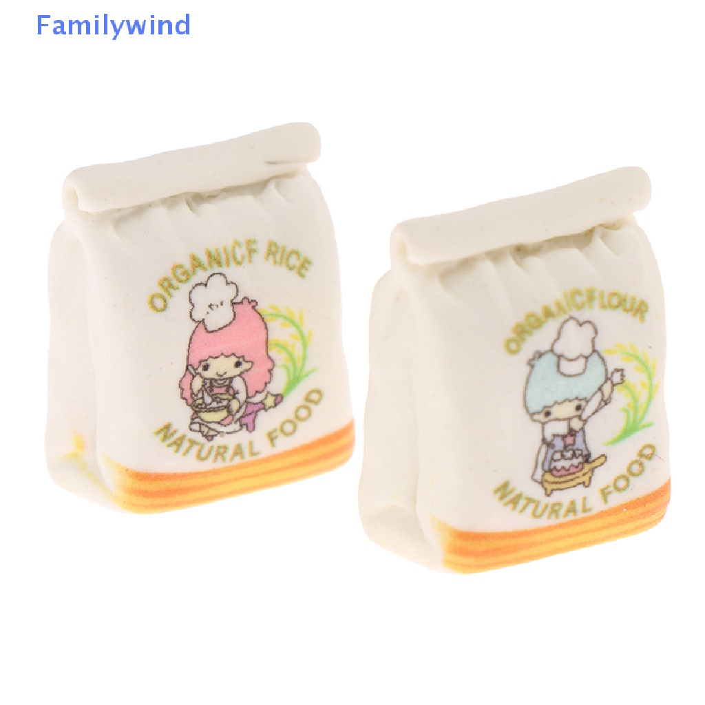 Set 5 Túi Đựng Bột / Kem / Điện Thoại Trang Trí Nhà Búp Bê