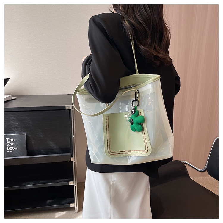 Túi Xách Trong Suốt Cỡ Lớn Thời Trang Mùa Hè 2023 Dành Cho Nữ a4