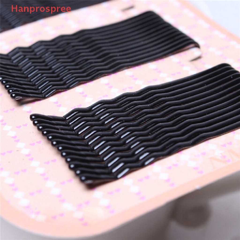 Set 40 Kẹp Tóc Màu Đen Kiểu Dáng Đơn Giản Cho Nữ