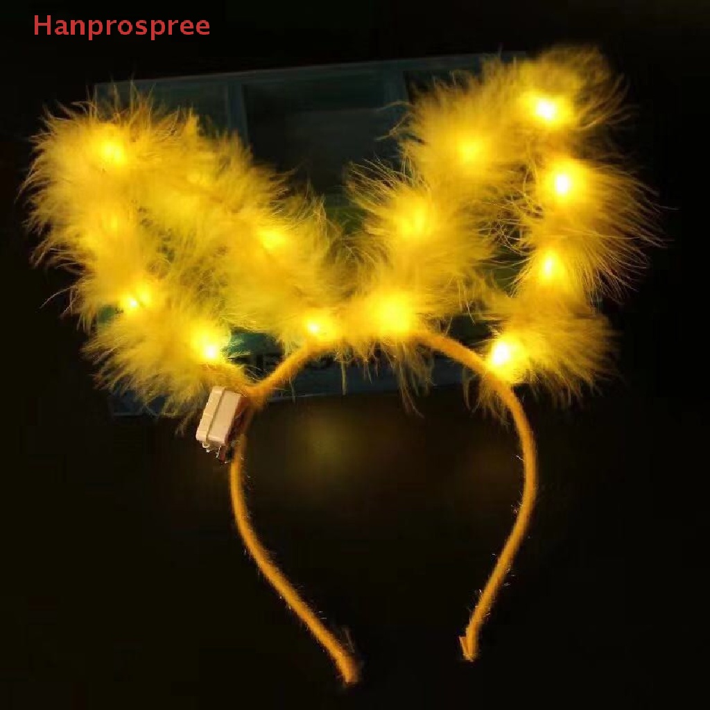 Hanprospree > Băng Đô Tai Thỏ 14 Đèn Phát Sáng Trong Đêm