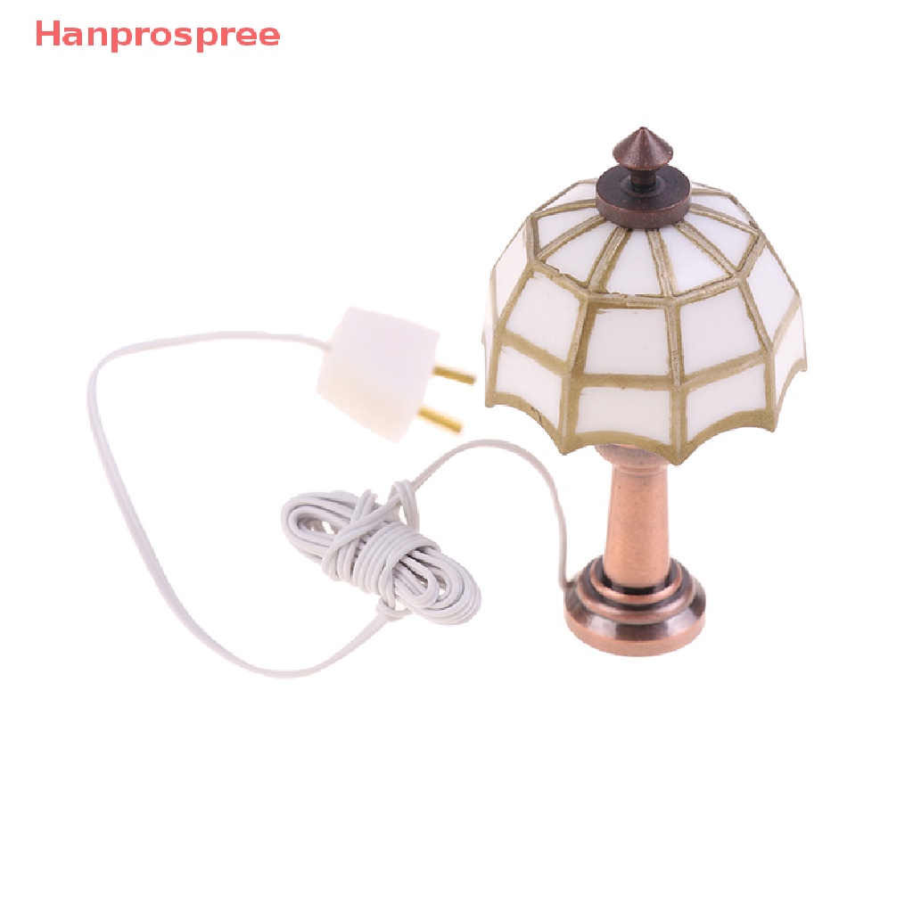 Mô Hình Đèn Bàn Mini 12V 1: 12 Dùng Để Trang Trí Nhà Búp Bê
