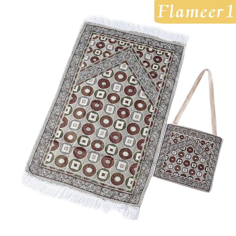 [Flameameer1] Thảm Cầu Nguyện Du Lịch Hình Chữ Nhật Lớn Dành Cho Nam Và Nữ