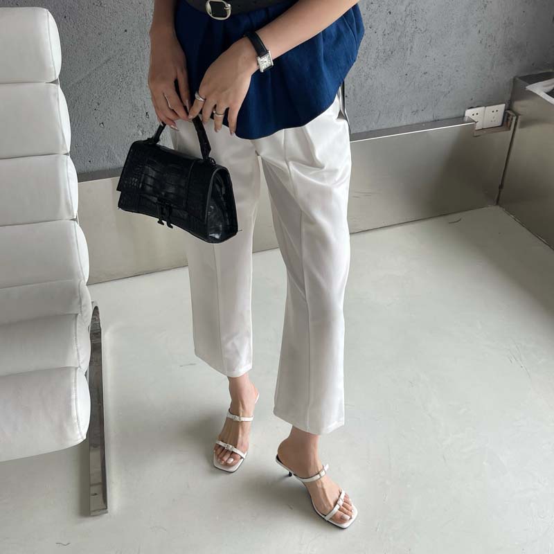 Sandal Cao Gót Mũi Vuông Phong Cách Thời Trang Mới 2023