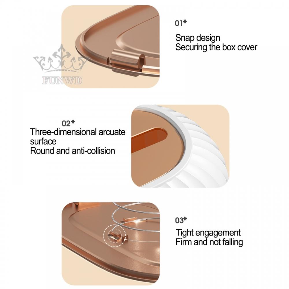 【FUNWD】Tissue Holder Tissues 22.5x13.6x10.7CM Bathroom Commercial Dining Table